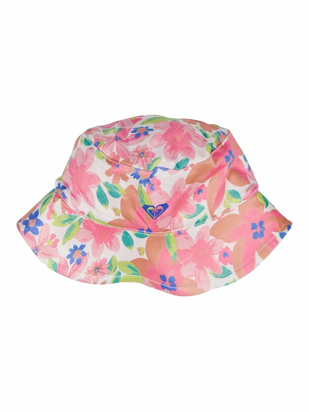 Roxy Kids' Ruffled Long Sleeve One-Piece Rashguard Swimsuit & Hat Set